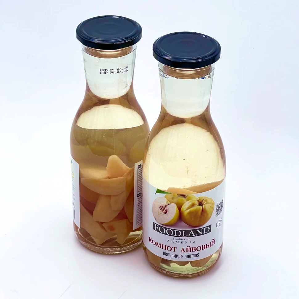 Компот Айвовый 1100г (FOODLAND)