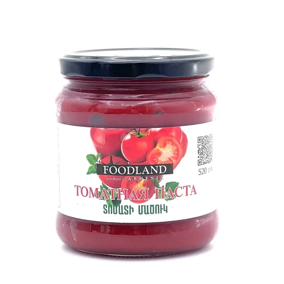 Томатная Паста 520г (FOODLAND)