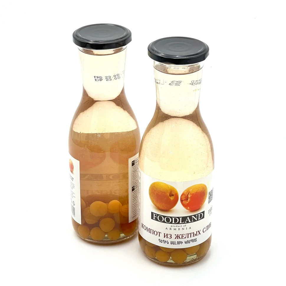 Компот Из Жёлтых Слив 1100г (FOODLAND)