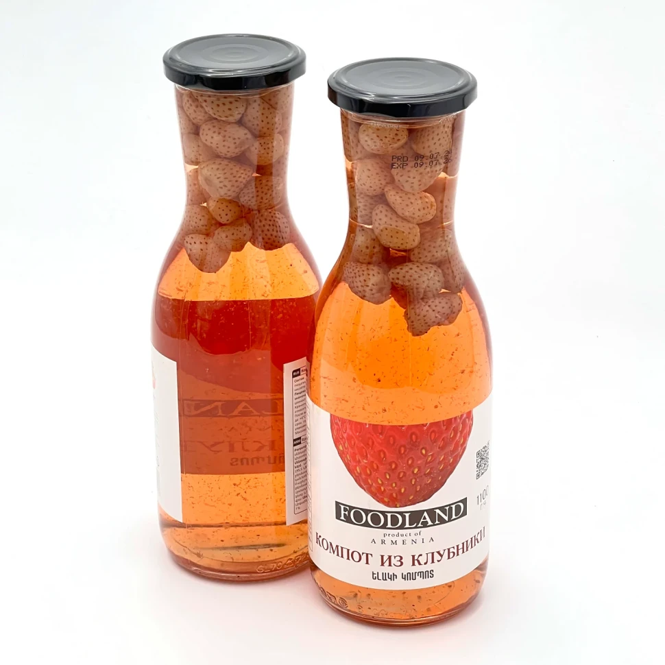 Компот Из Клубники  1100г (FOODLAND)