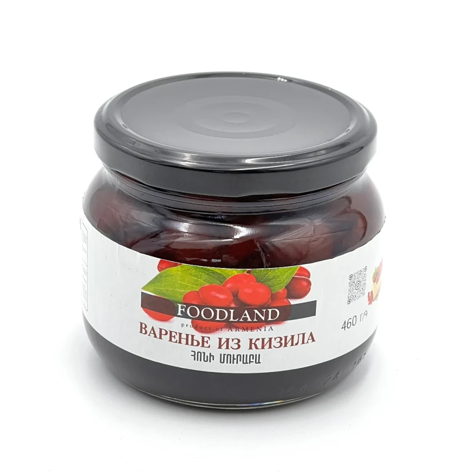 Варенье Из Кизила  460г. ( FOODLAND)