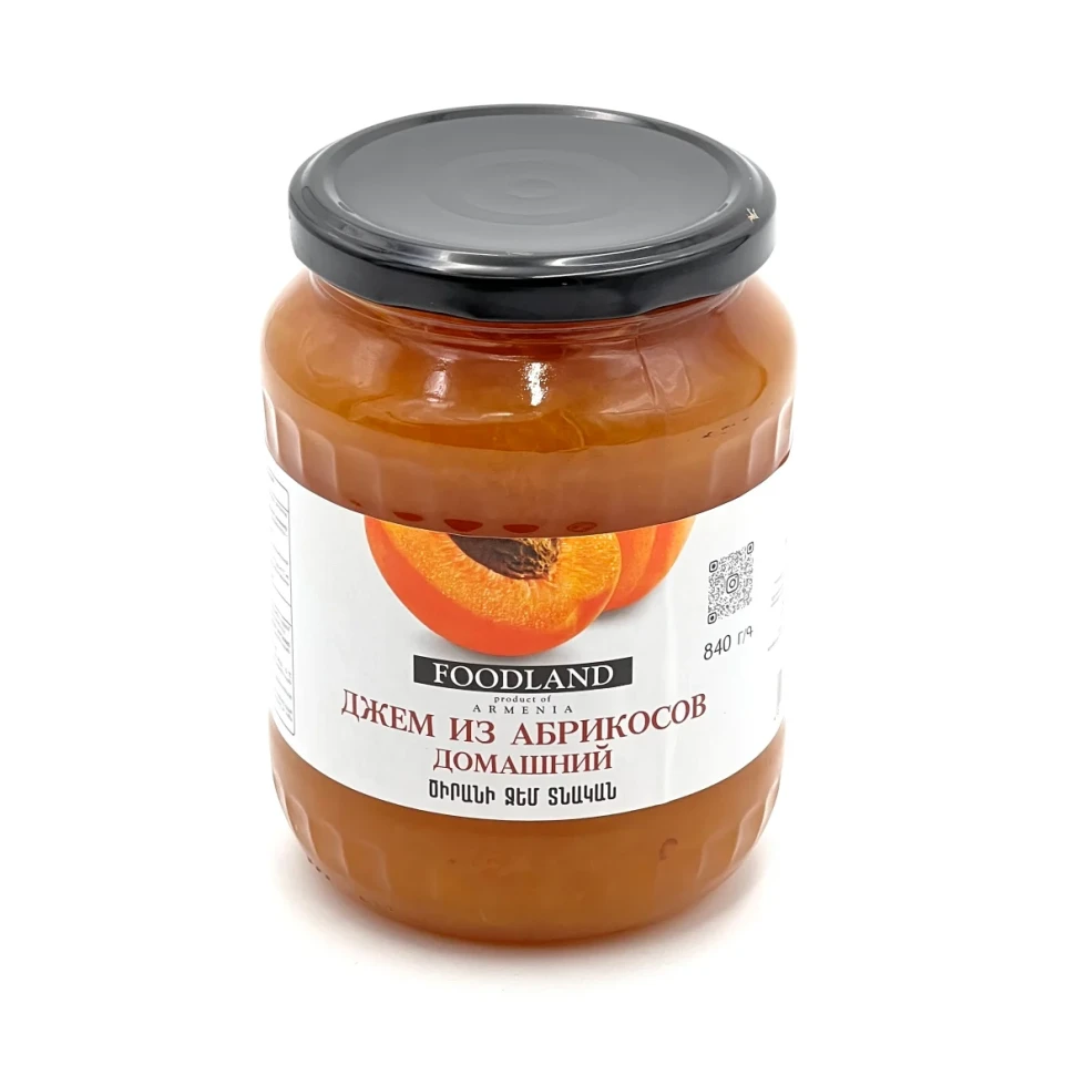 Джем Из Абрикосов Домашний 840г. (FOODLAND)